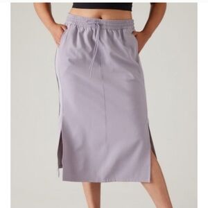 Athleta Purple Midi Skirt Size XXS